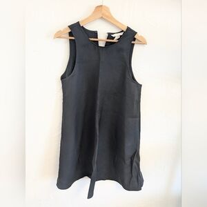 Sleeveless Black Dress Flare